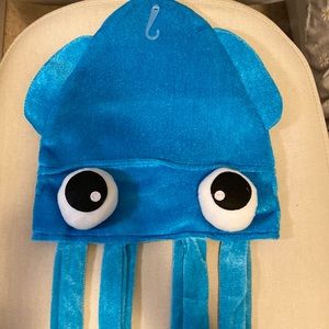 Blue squid hat